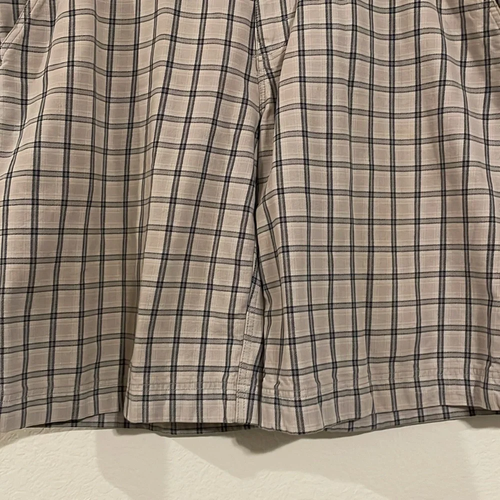The North Face plaid print